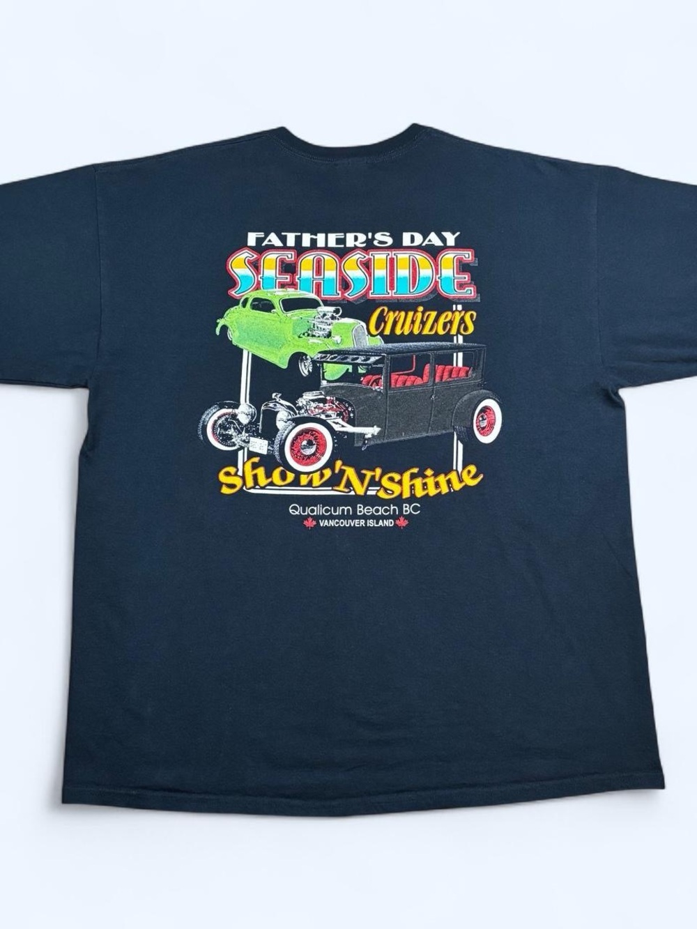 Seaside Cruizers Father’s Day Show ’N’ Shine Qualicum Beach BC Gildan XL Tee